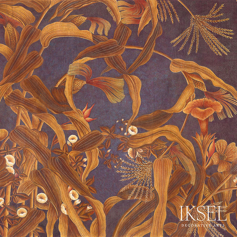 JAPANESE-CORNFLOWERS-AUBERGINE-SCHUMACHER-IK3400