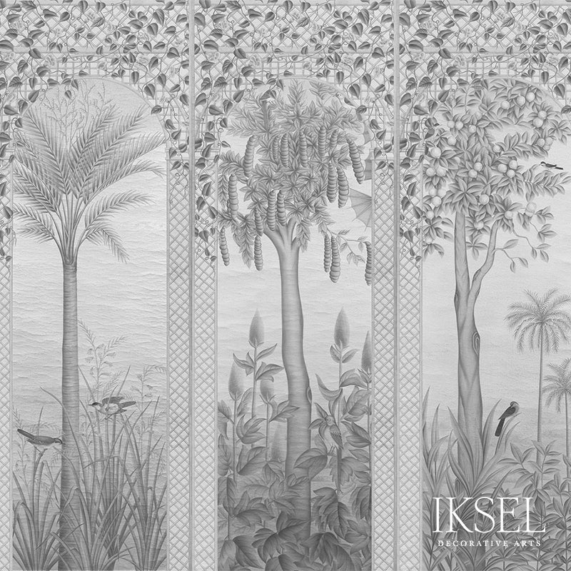 TRELLIS-EXOTICA-GREY-TONES-SCHUMACHER-IK6602