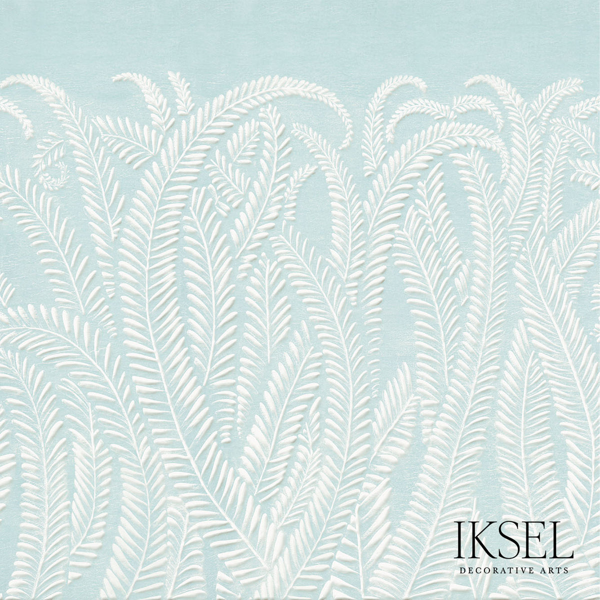 ART-DECO-FERN-SEA-FOAM-SCHUMACHER-IK7106