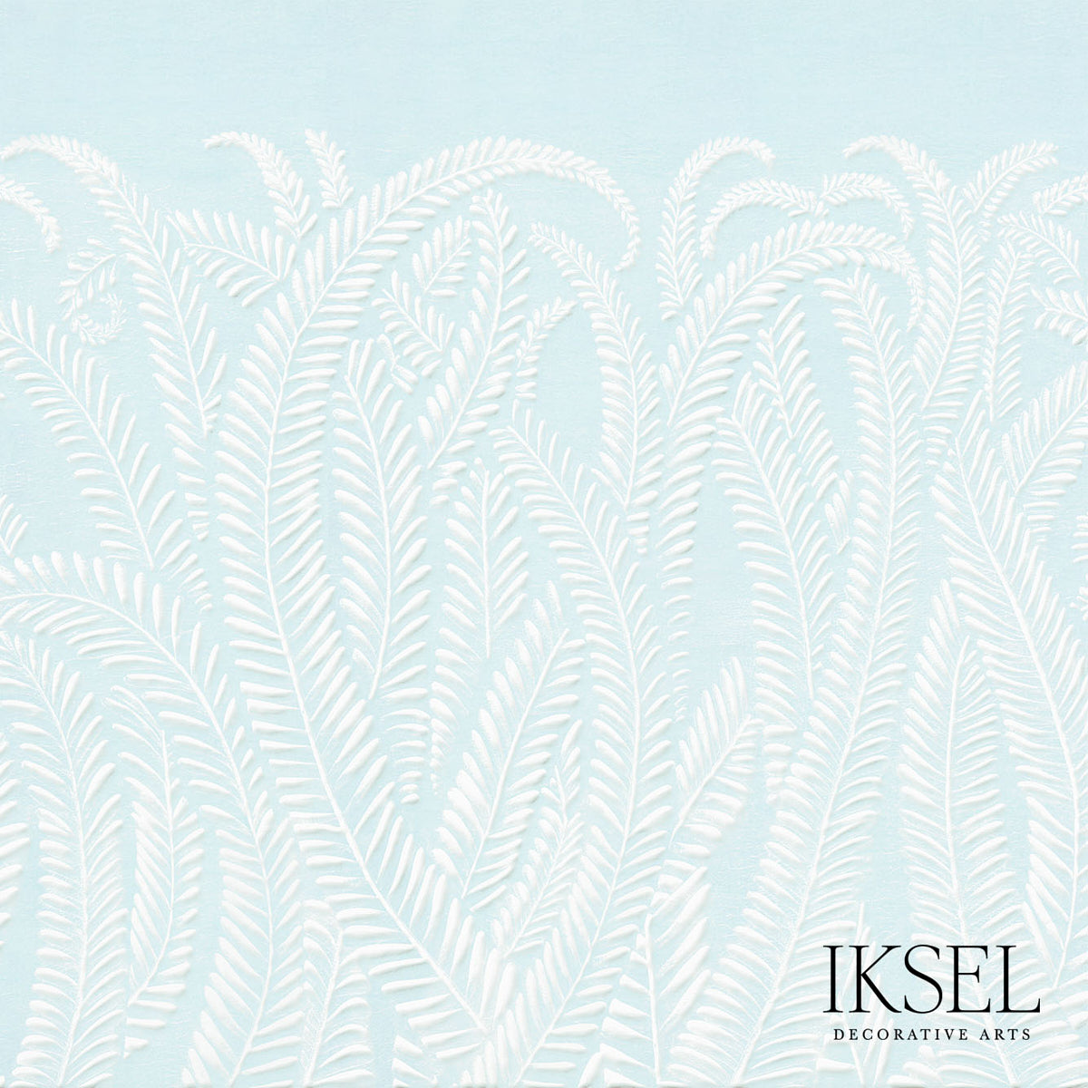 ART-DECO-FERN-ICE-BLUE-SCHUMACHER-IK7107