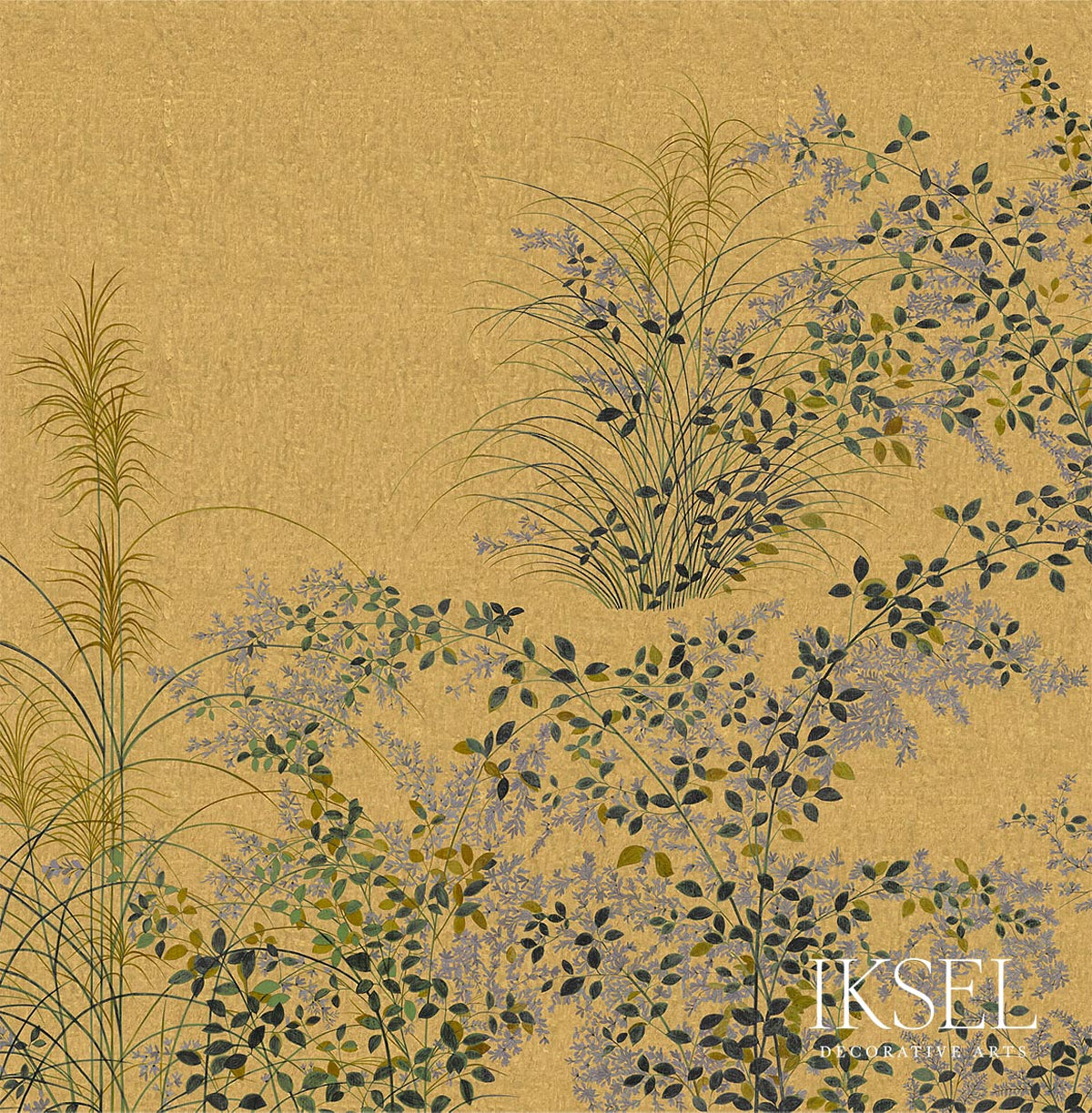 JAPANESE-MEADOW-CRACKLED-GOLD-SCHUMACHER-IK8200