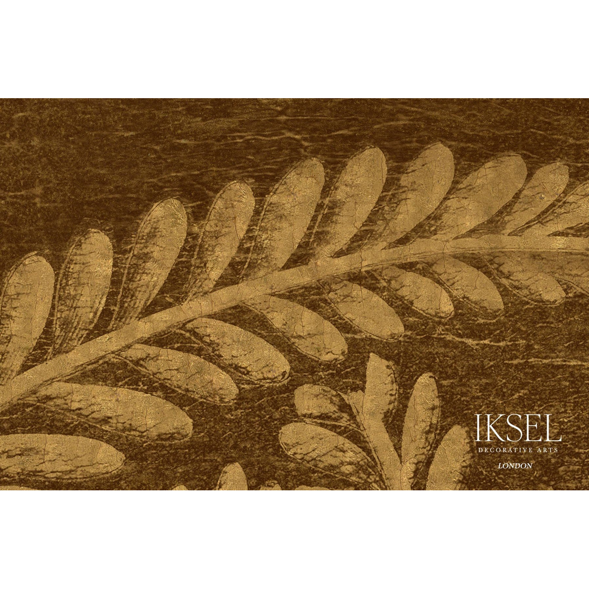 ART-DECO-GOLDEN-FERN-GOLDEN-BROWN-SCHUMACHER-IK8401