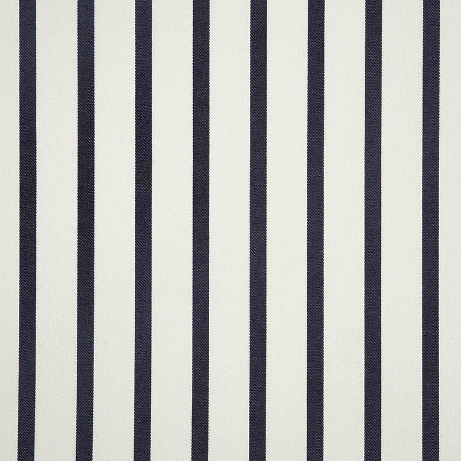 Color: Blue Dark, Material: 100% Sunbrella Acrylic, Mildew Resistant: Yes, Selvedge: Left-Right, Recommended Use: Indoor Outdoor Upholstery Cushion Pillow Drapery, Warranty: 5 Year, Water Repellent: Yes, Width: 54", Type: Stripe, Repeat: 1.6Vx0H