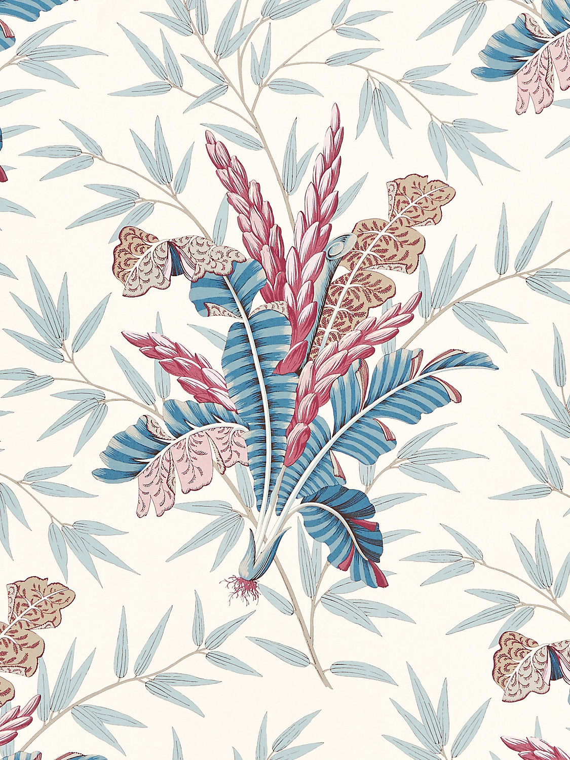 Bahar - Peacock Rose - Scalamandre Fabric