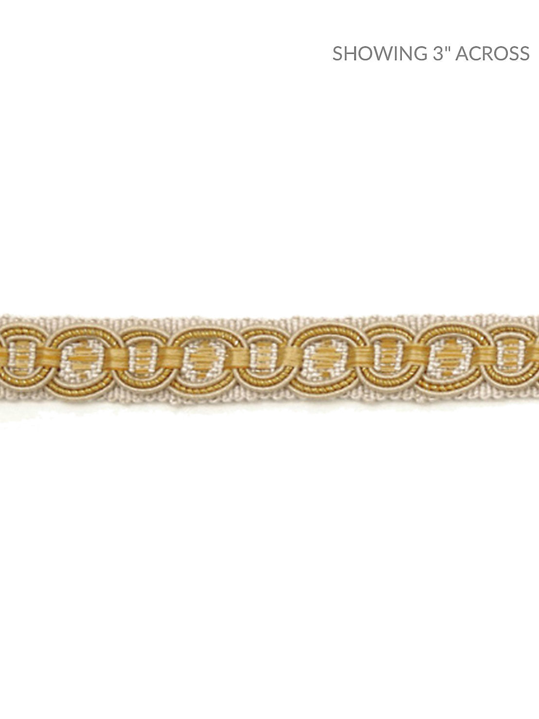 Siecle Rousseau Gimp - Gilded Alabaster - Scalamandre Trim