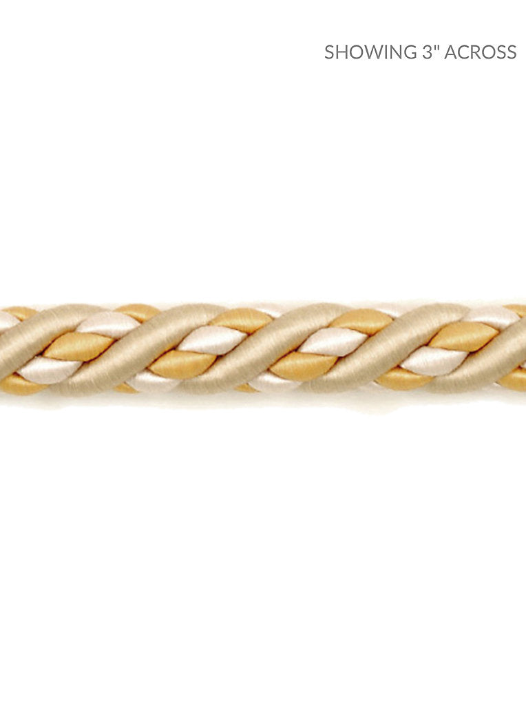 Siecle Cord 1/2" - Gilded Alabaster - Scalamandre Trim