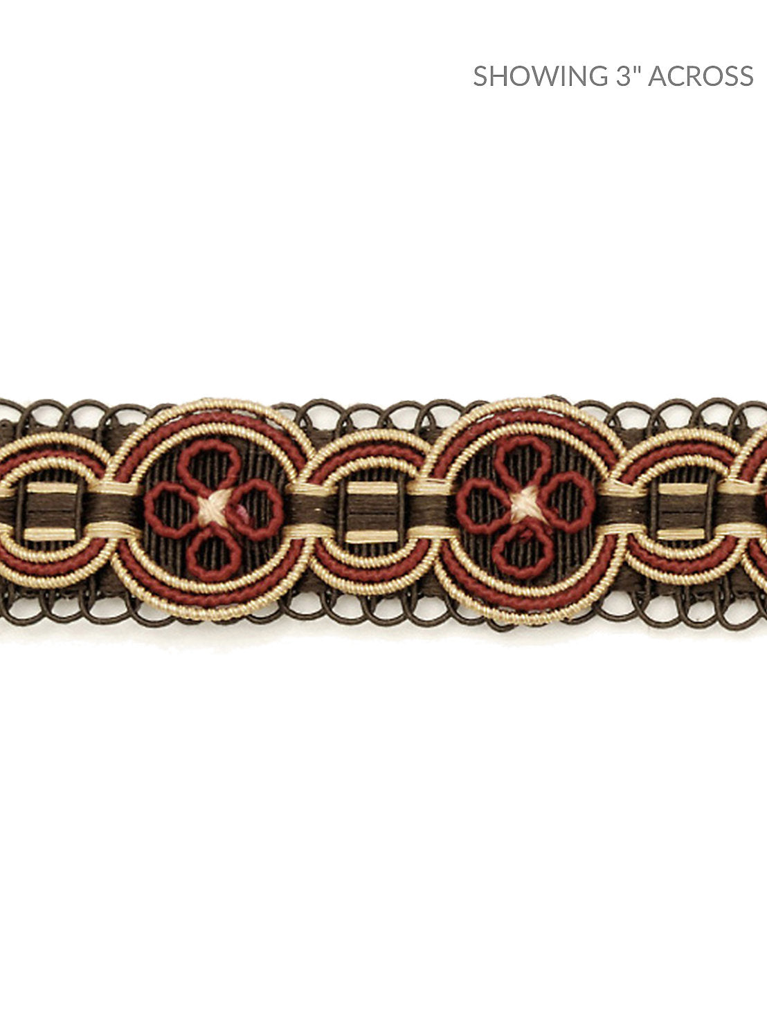 Siecle Condillac Braid - Ebony Bordeaux - Scalamandre Trim