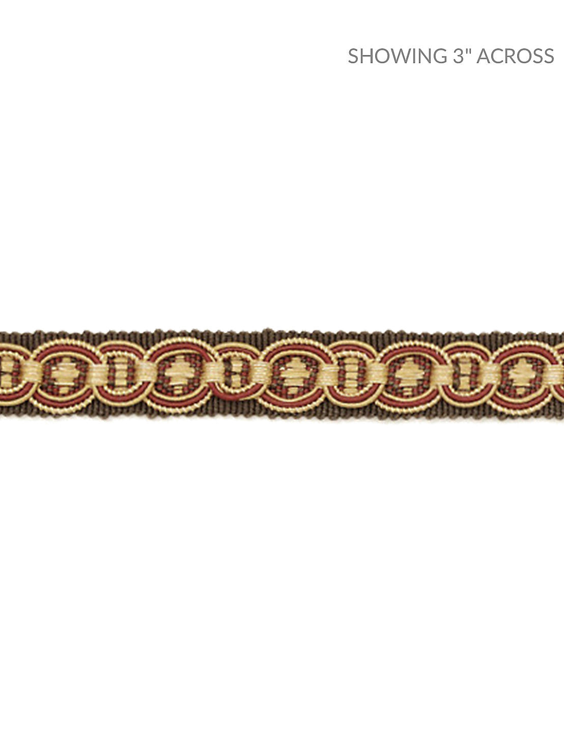 Siecle Rousseau Gimp - Ebony Bordeaux - Scalamandre Trim
