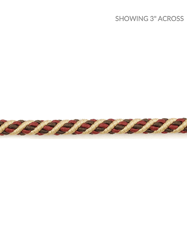 Siecle Cord 1/4" - Ebony Bordeaux