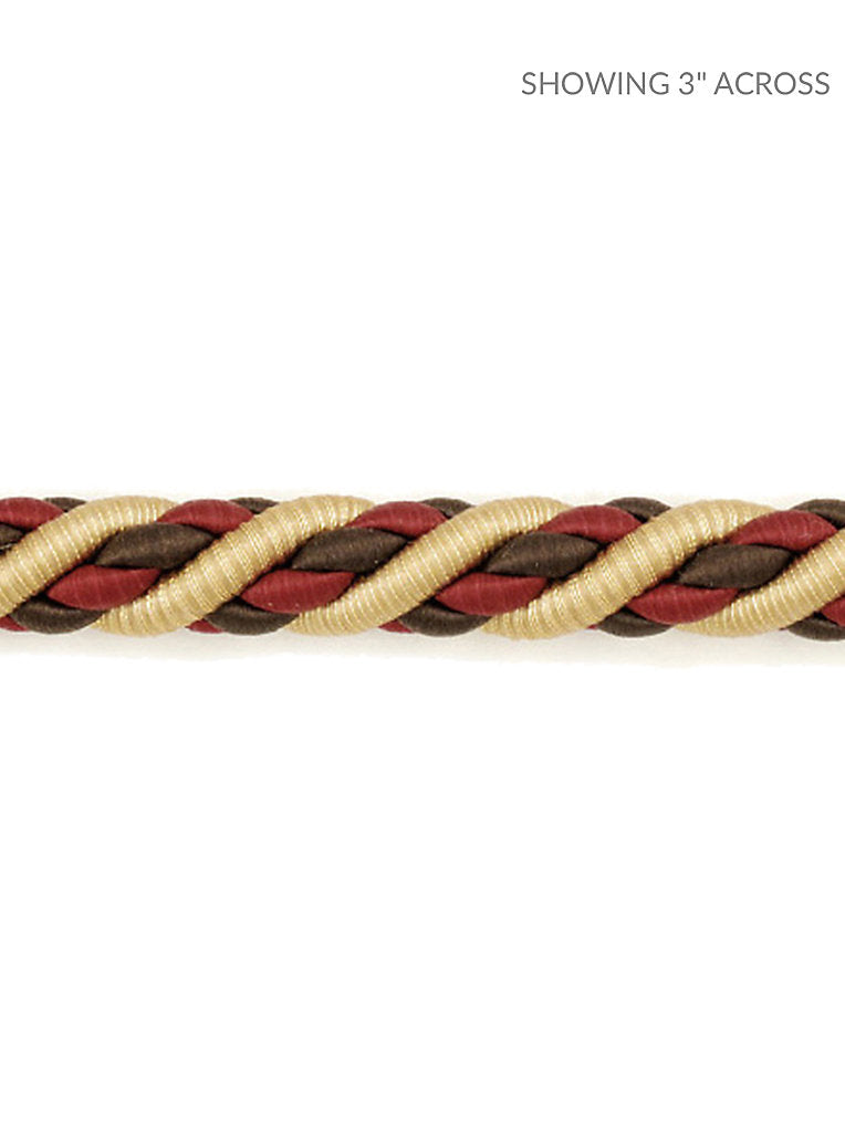 Siecle Cord 1/2" - Ebony Bordeaux - Scalamandre Trim