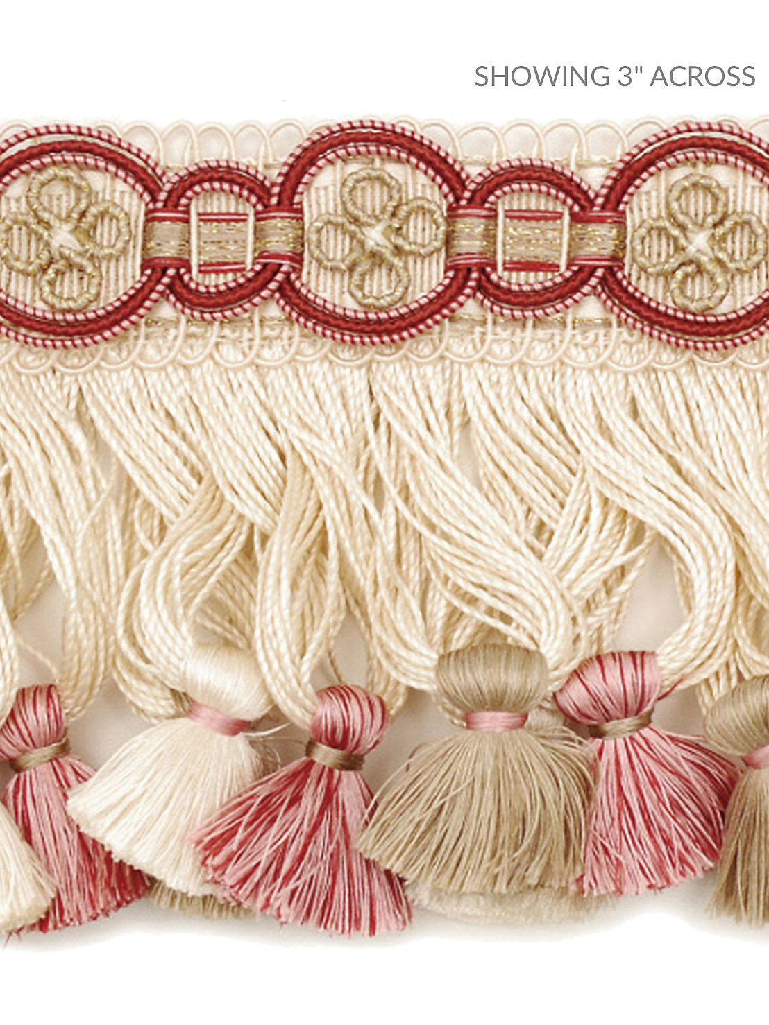 Siecle Condillac Fringe - Raspberry - Scalamandre Trim