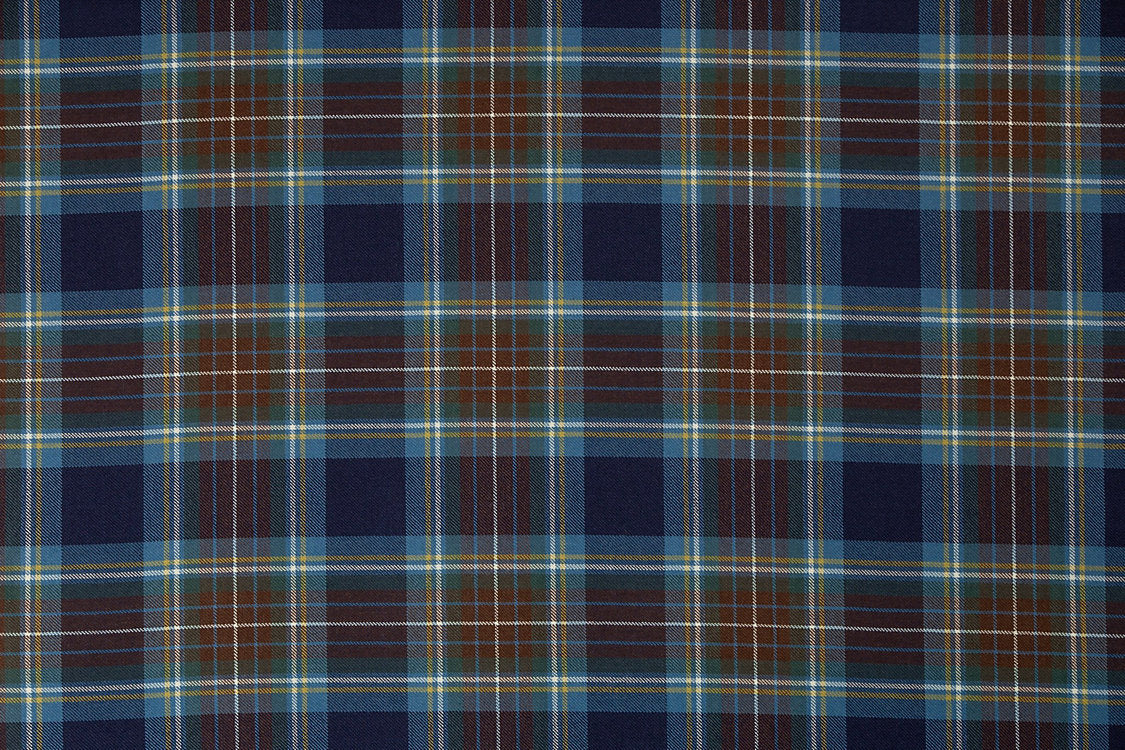 Holyrood - Blue & Brown - Scalamandre Fabric