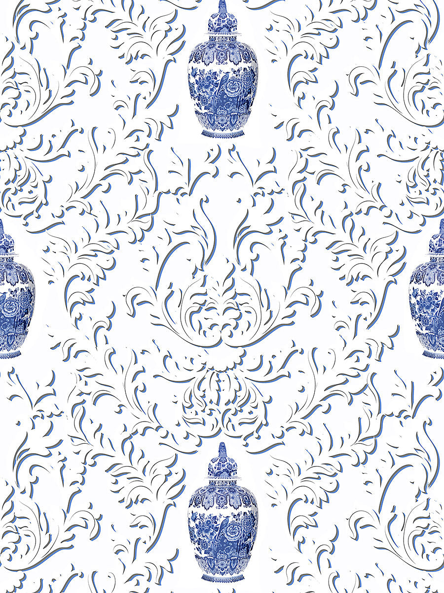 Lion Jar | Sheer - Blue