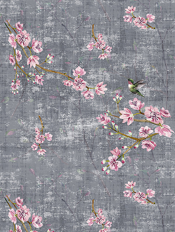 Blossom Fantasia | Sheer - Charcoal