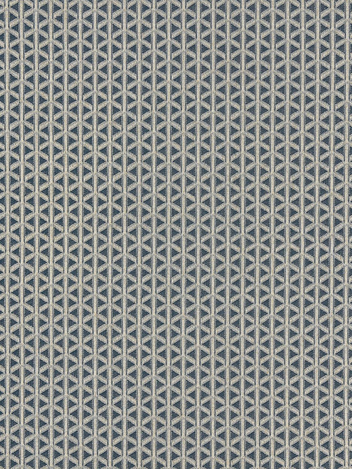 Cross Channel - Navy - Scalamandre Fabric