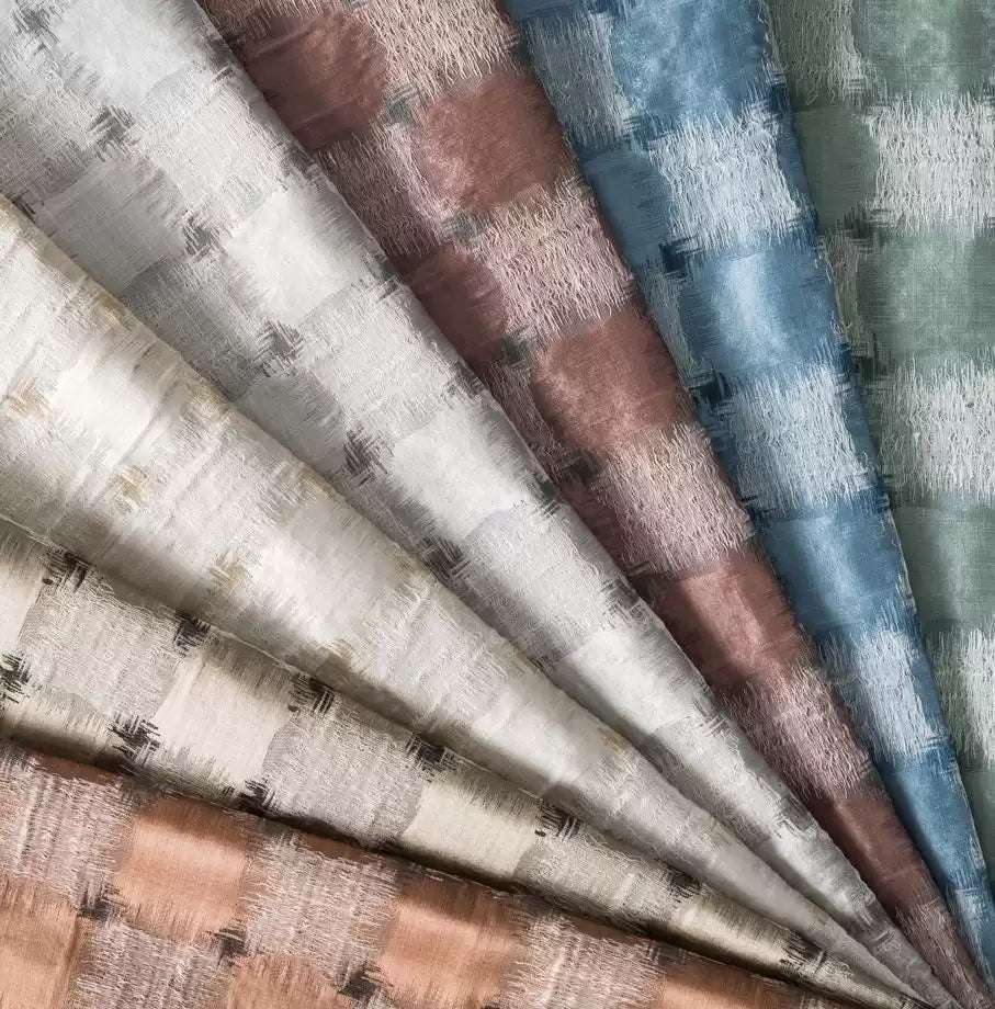 Intermezzo Silks Madrigal Linen/Sepia - Osborne & Little - F7300-06 Fabric