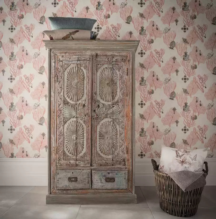 Deya Coralino Amethyst/Sapphire/Gold - Matthew Williamson - W7262-02 Wallcovering