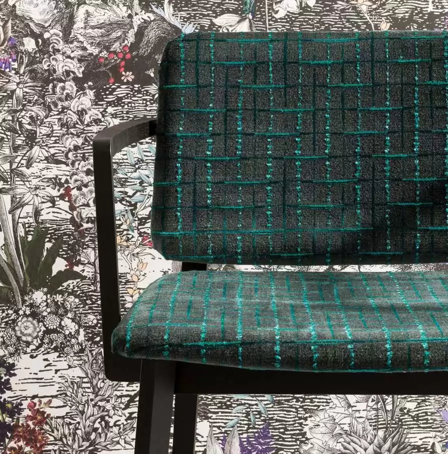 Ariadne Velvets Violetta Teal - Osborne & Little - F7295-04 -Fabric
