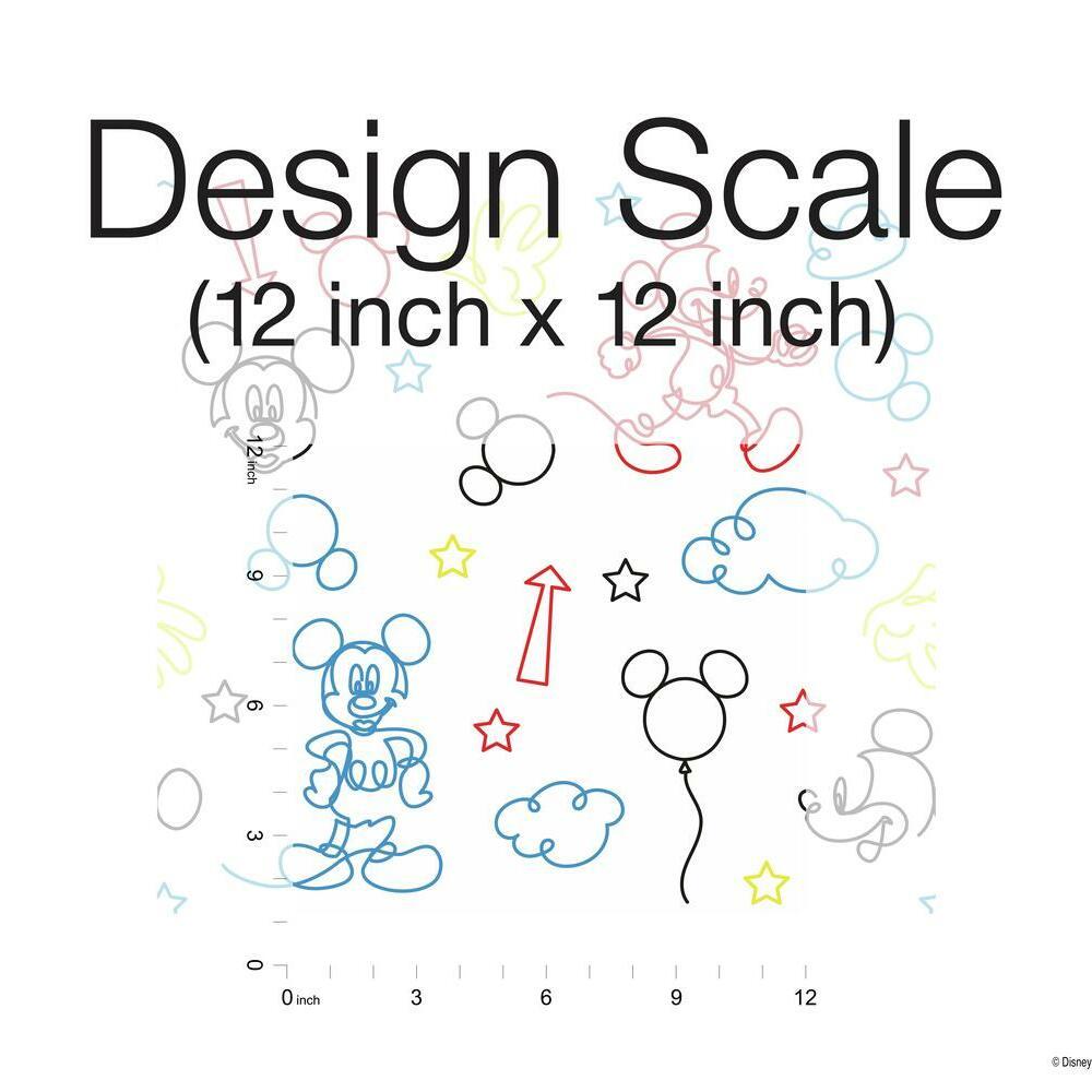 disney-mickey-mouse-line-art-peel-and-stick-wallpaper-red-york-wallcoverings-rmk11776rl