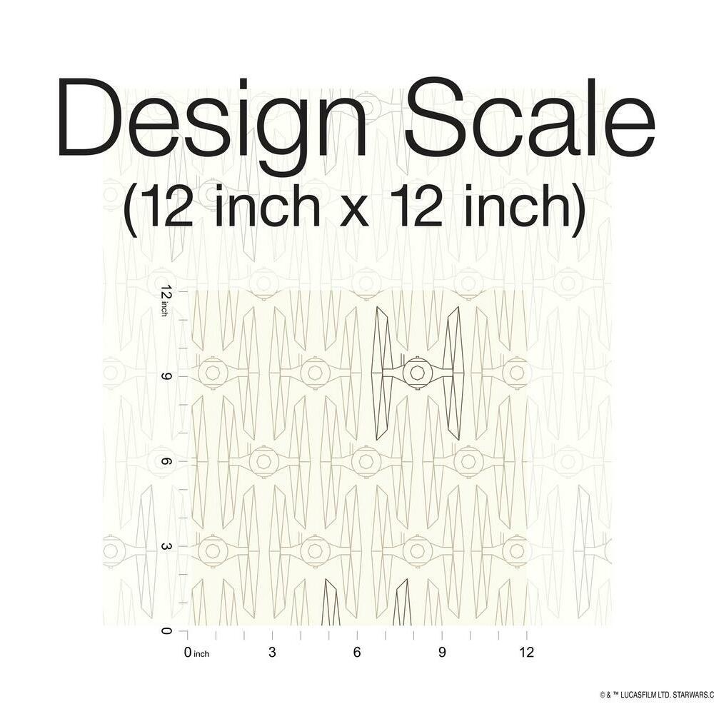 star-wars-tie-fighter-peel-and-stick-wallpaper-taupe-york-wallcoverings-rmk11782rl