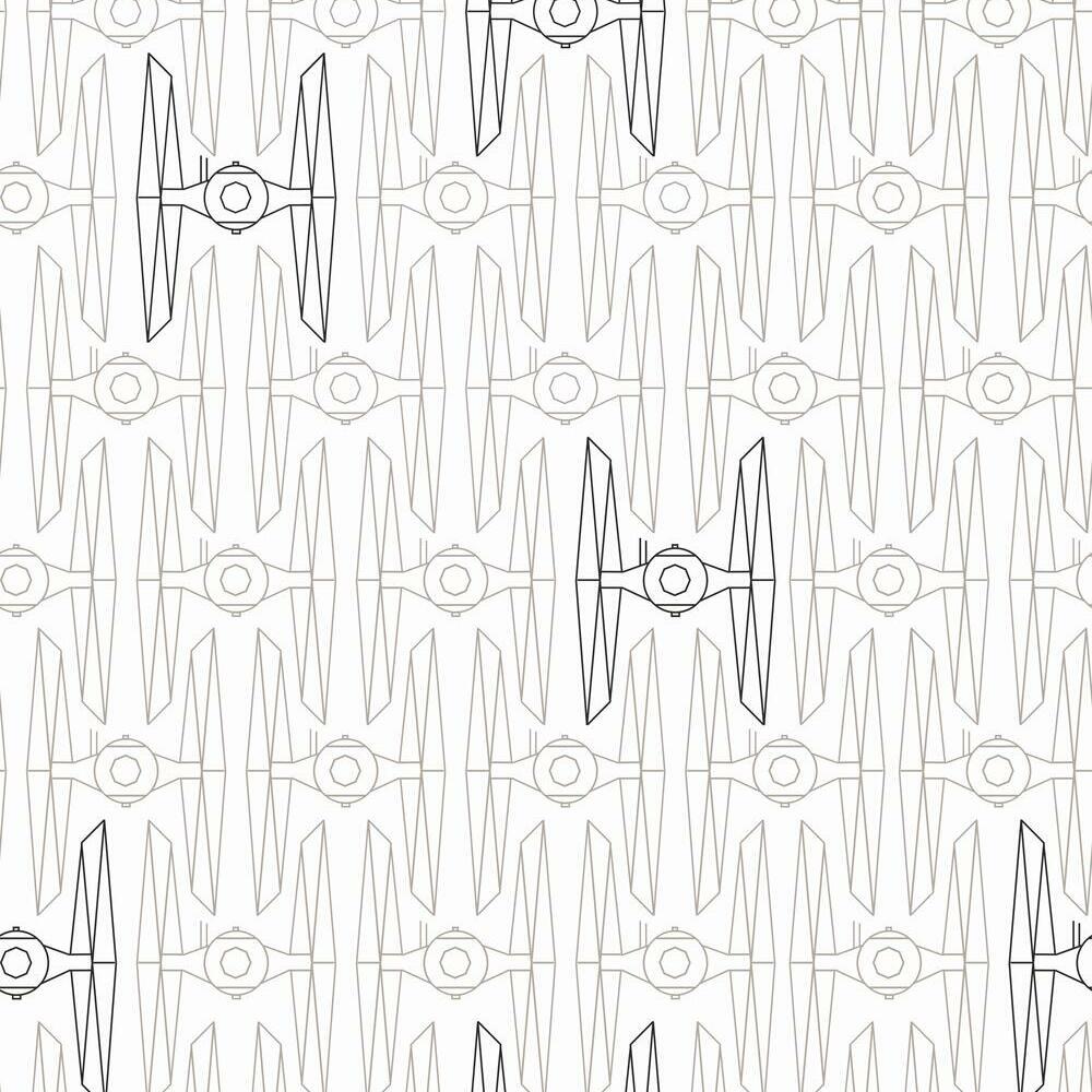 star-wars-tie-fighter-peel-and-stick-wallpaper-white-york-wallcoverings-rmk11783rl