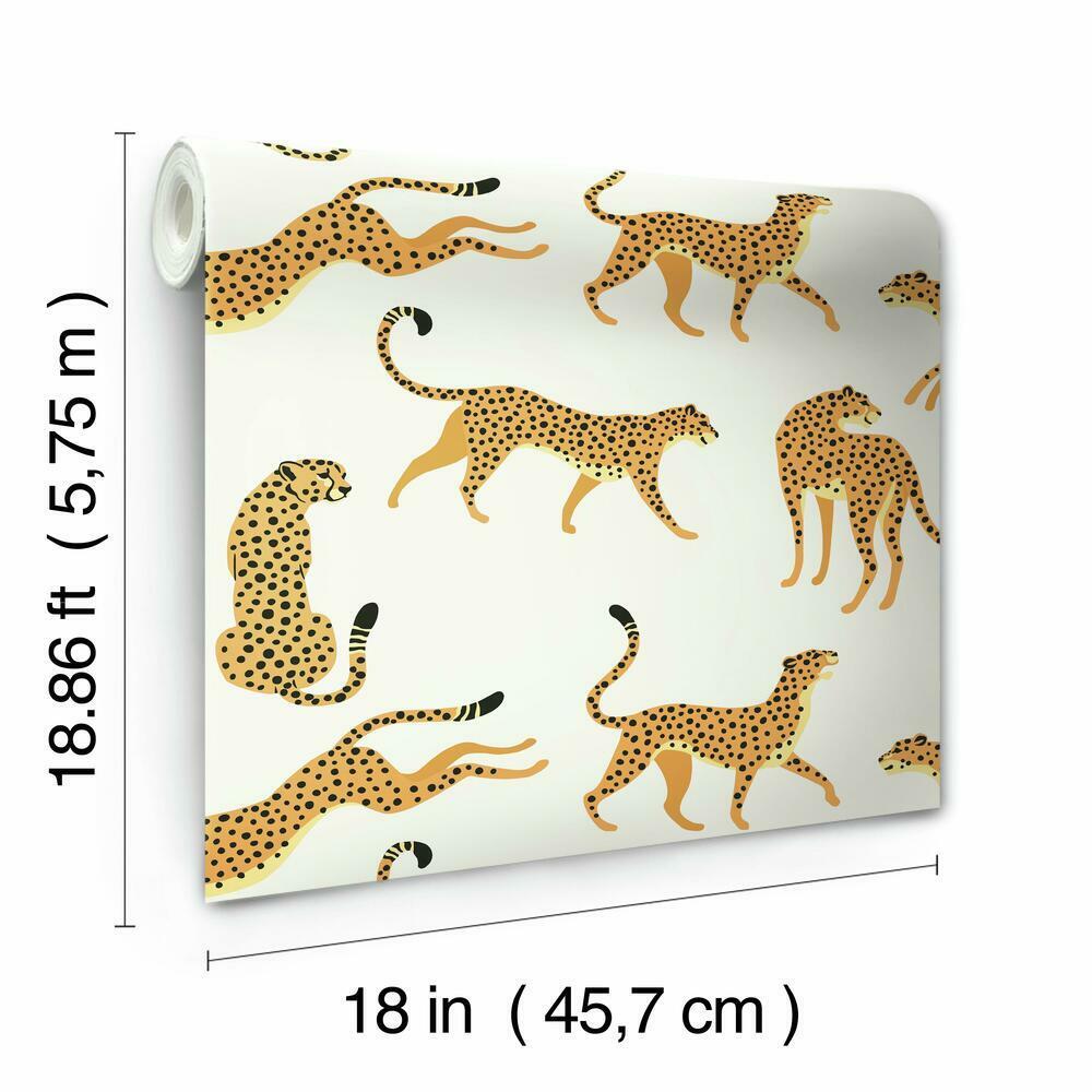 cheetah-cheetah-peel-stick-wallpaper-white-york-wallcoverings-rmk11985rl
