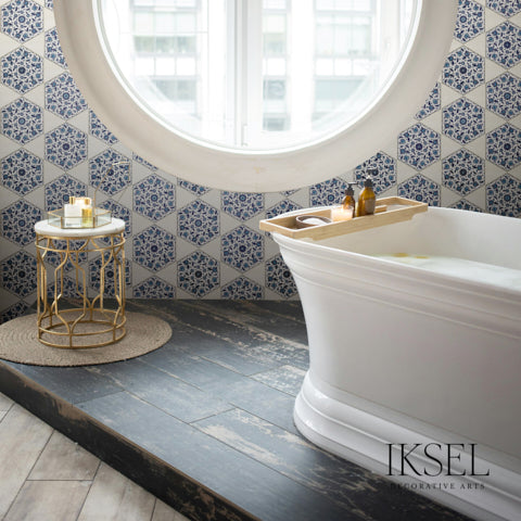 IZNIK-HEXAGONAL-TILES-ORIGINAL-SCHUMACHER-RW113CS01-255