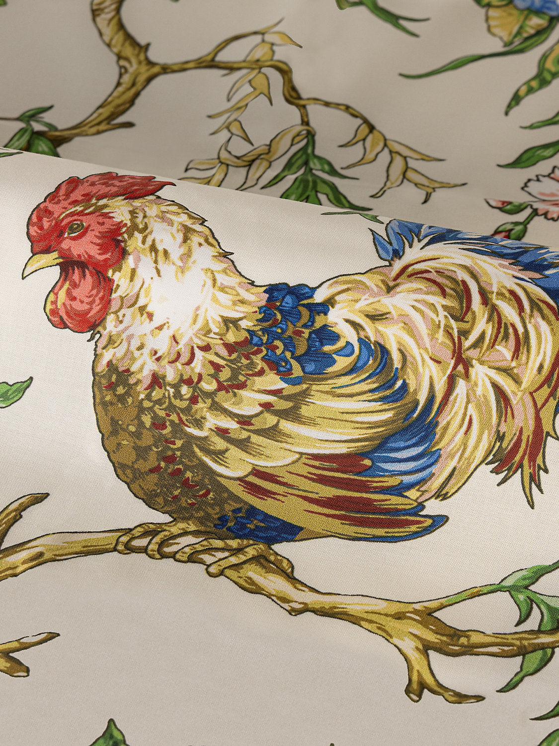 Chanticleer -Ivory Multicolor by Scalamandre Fabric - Scalamandre Fabric