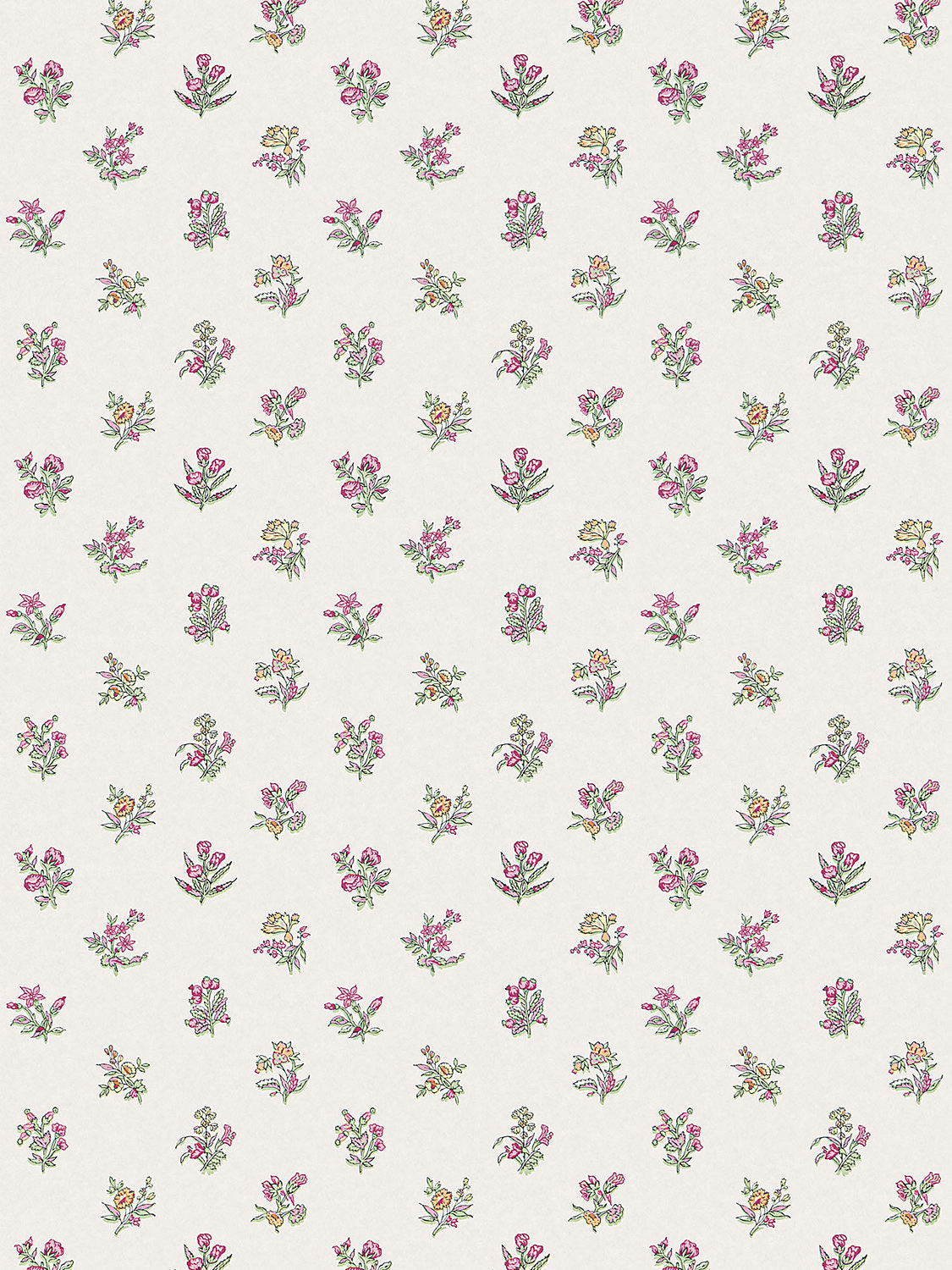 Summer Flora Wallcovering - Sorbet - Scalamandre Wallpaper