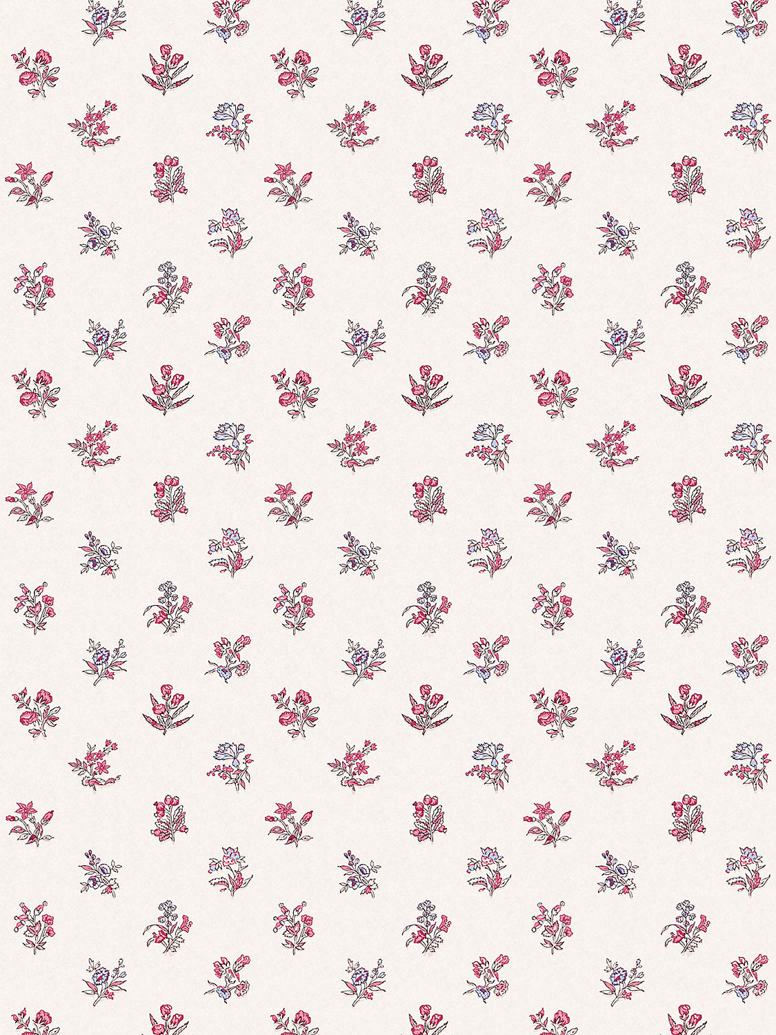 Summer Flora Wallcovering - Pastel Peony