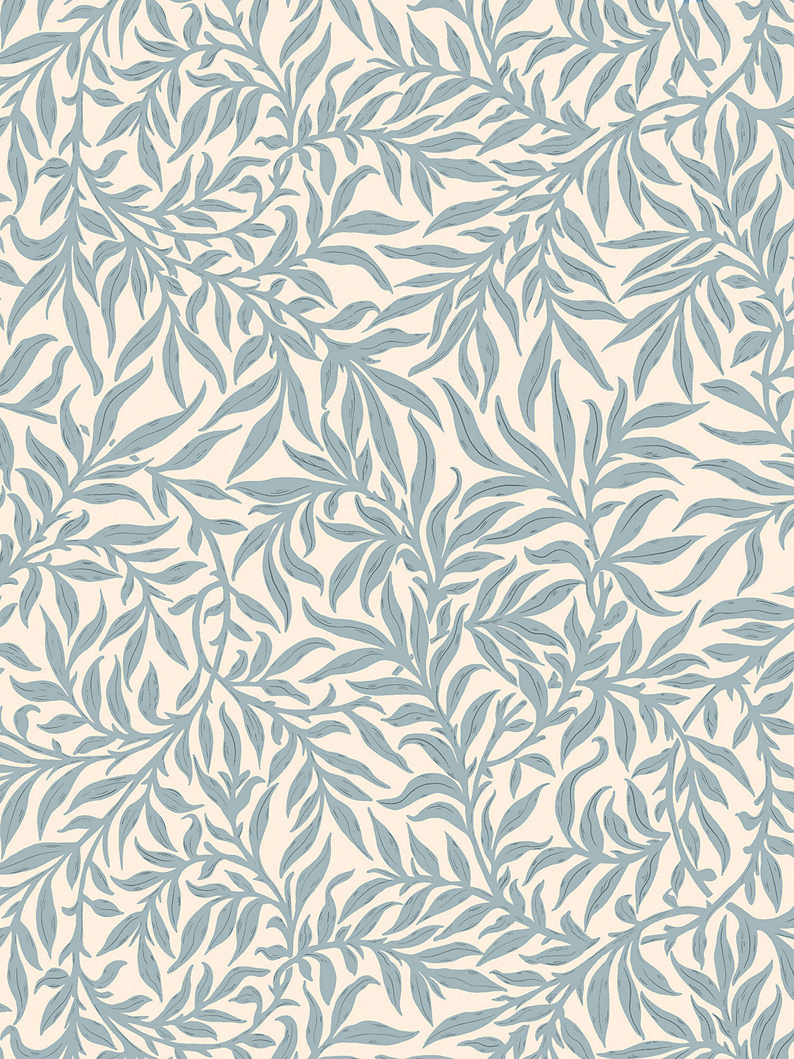 Willow Wallcovering - Misty Blue