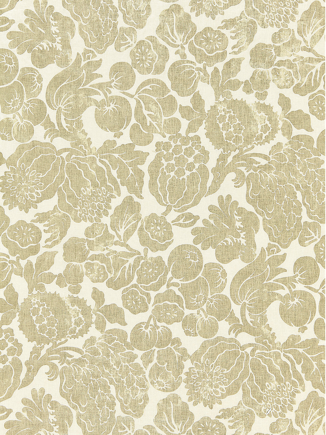 Elsa Linen Print - Burnished Gold - Scalamandre Fabric