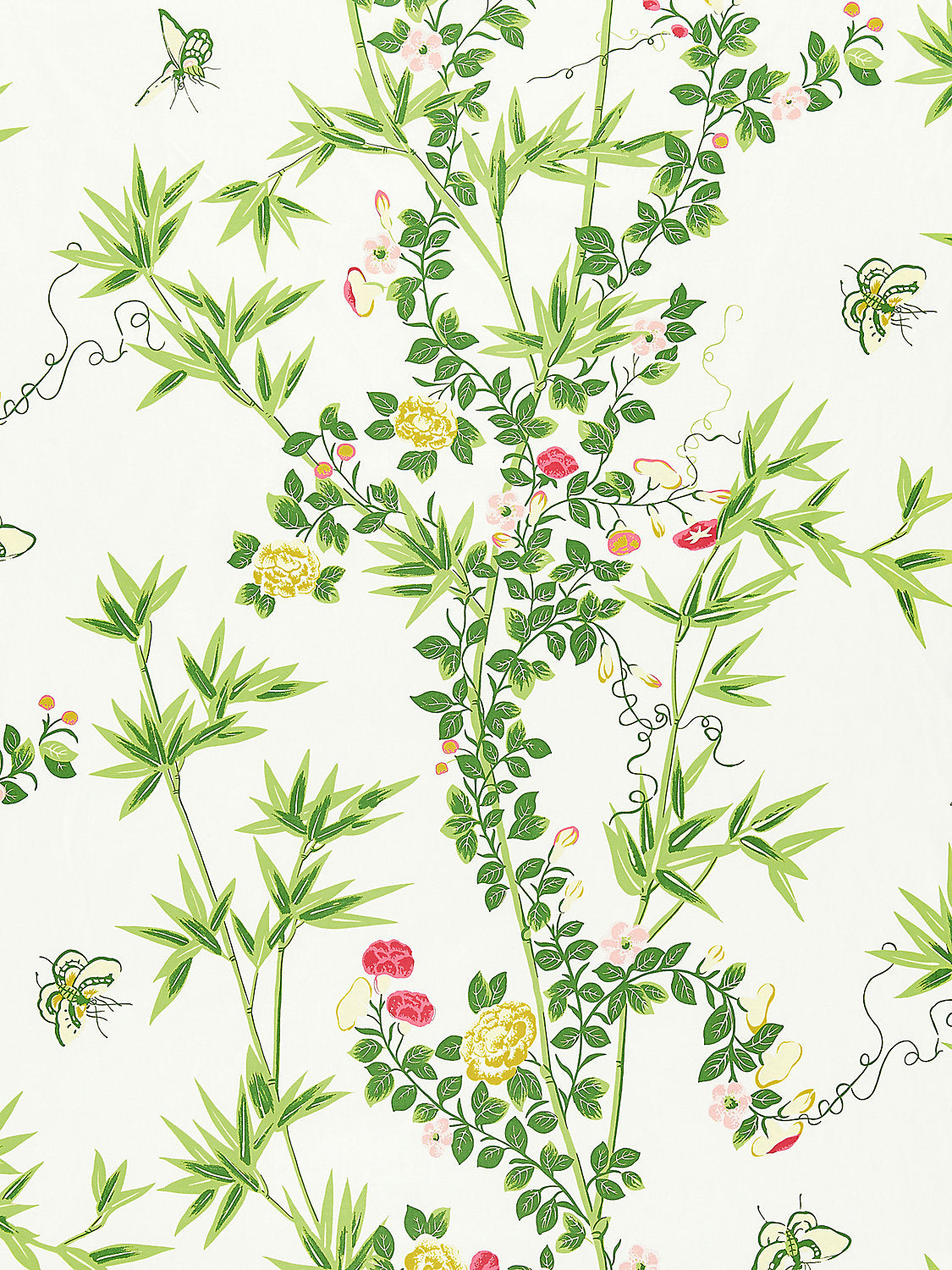 Jardin De Chine Print - Spring - Scalamandre Fabric