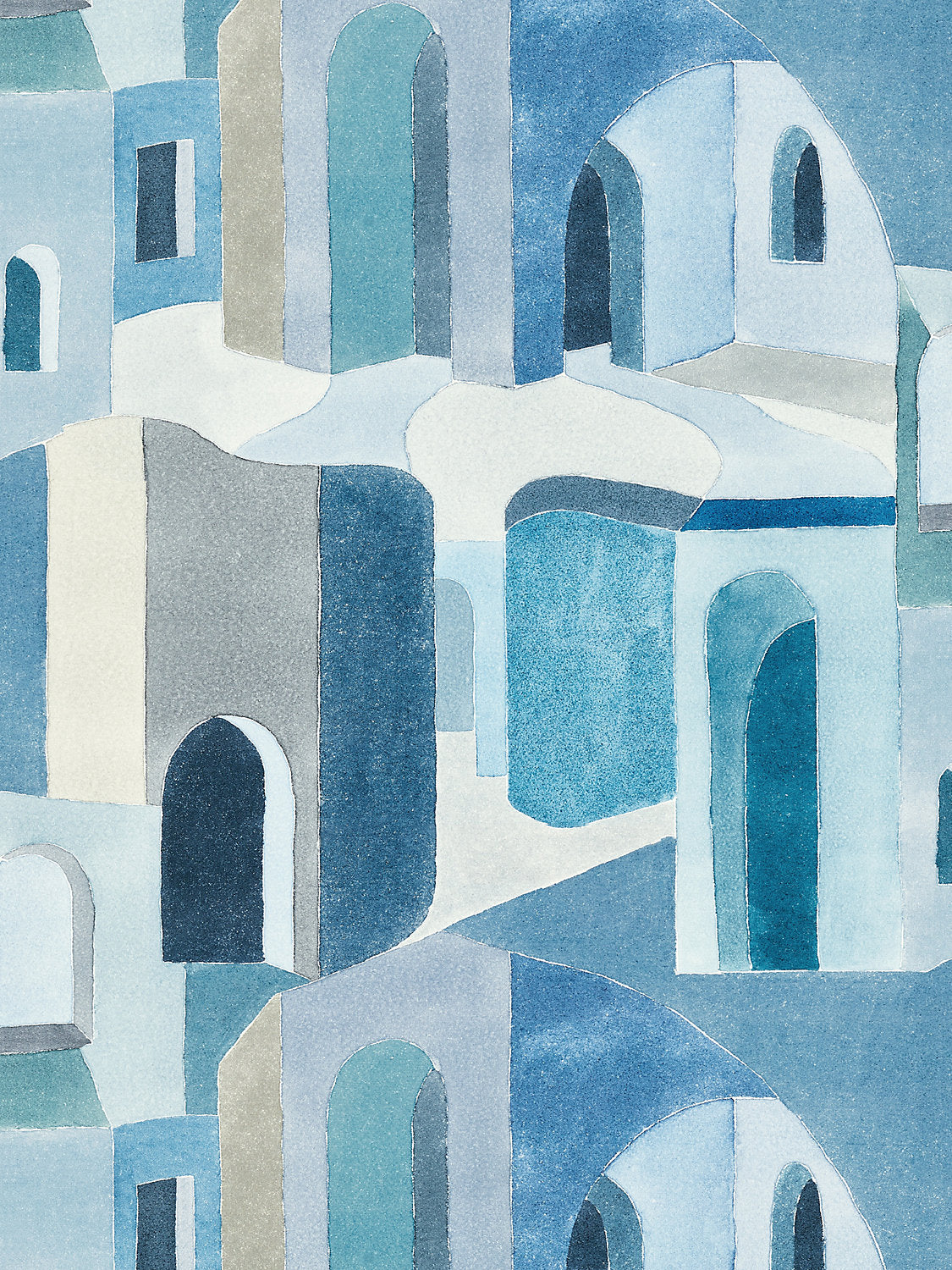Riad Cotton Print - Mediterranean - Scalamandre Fabric