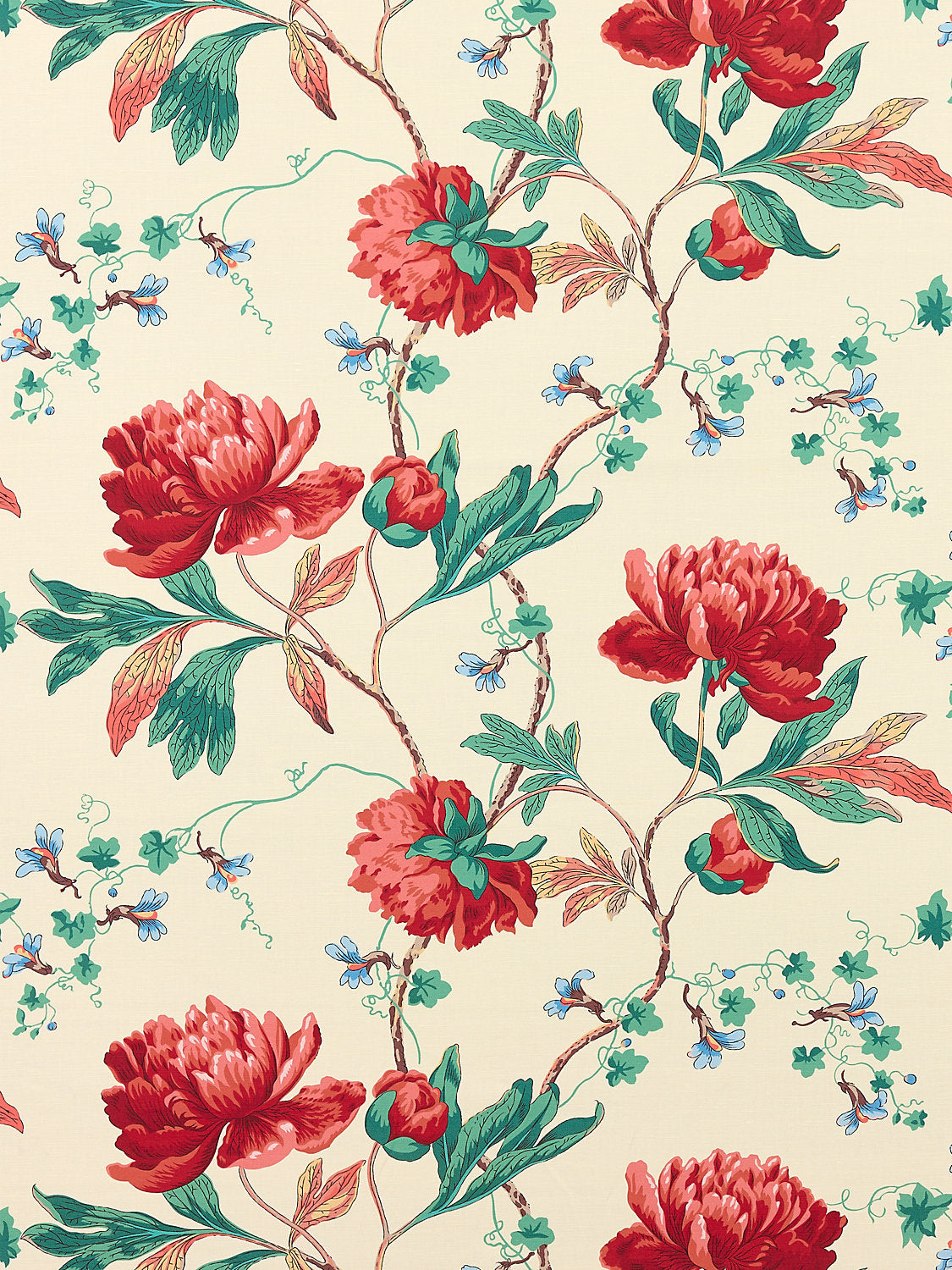 Isadora Print - Red Multi