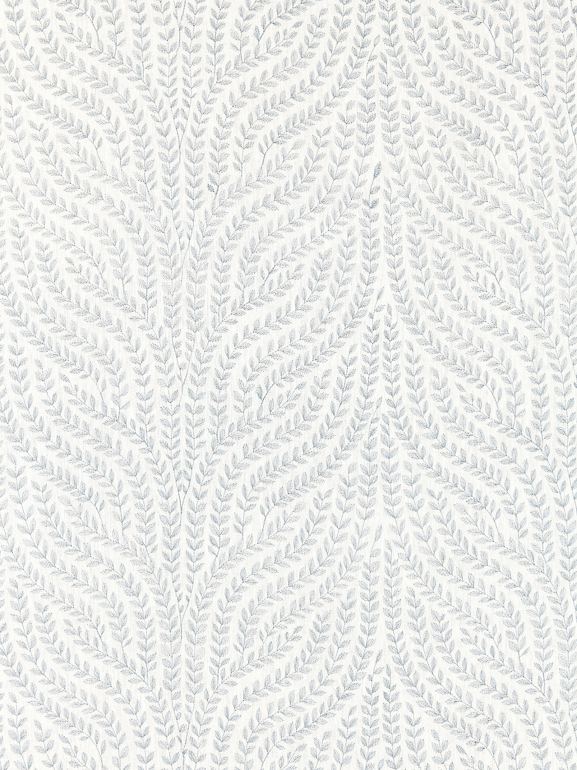Willow Vine Embroidery - Aquamarine