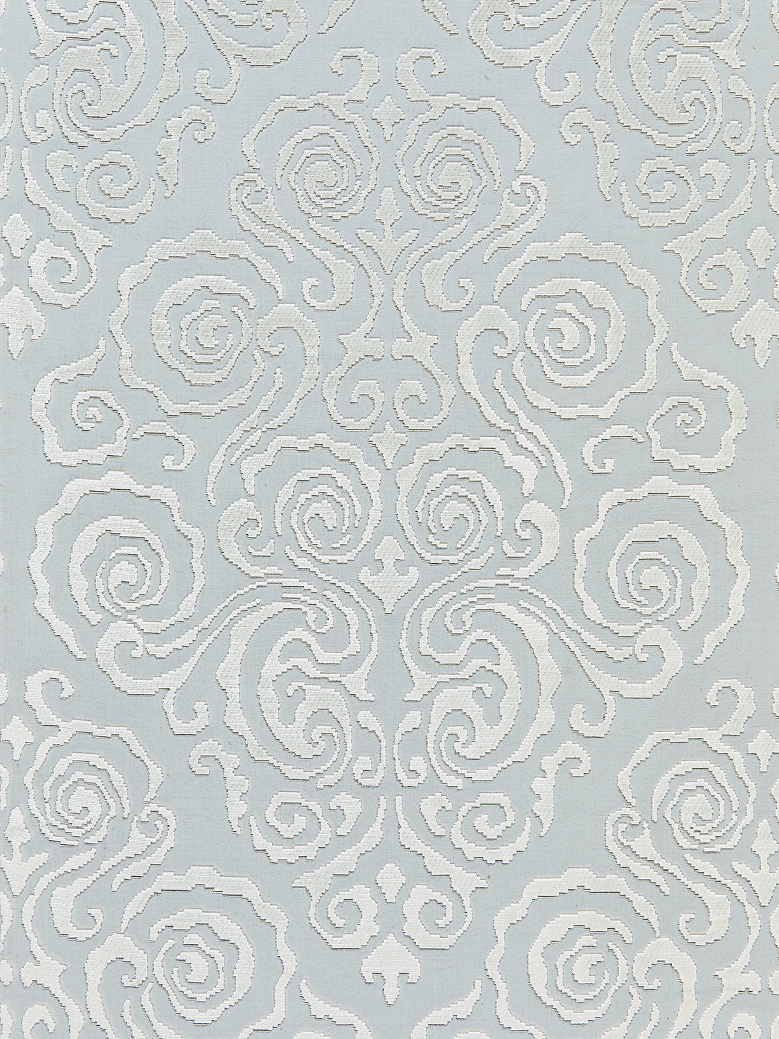 Cirrus Velvet Damask - Mist - Scalamandre Fabric