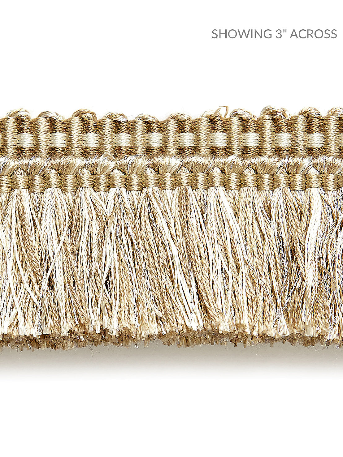 Shimmer Brush Fringe - Champagne - Scalamandre Trim