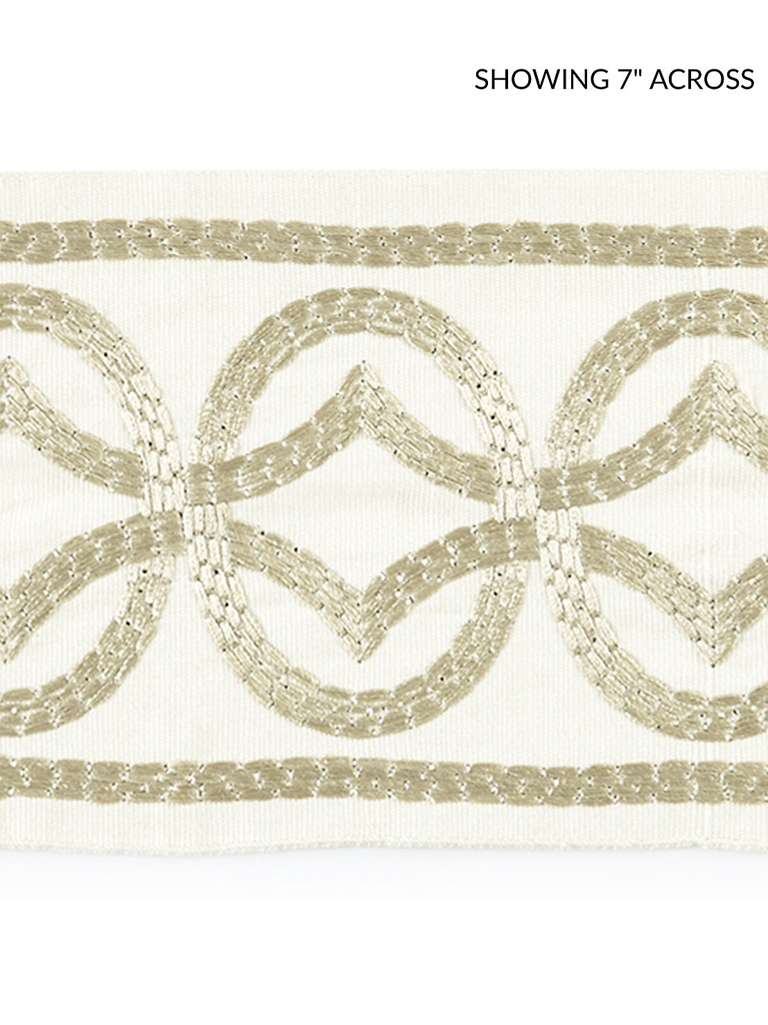 Athena Embroidered Tape - Sand - Scalamandre Trim