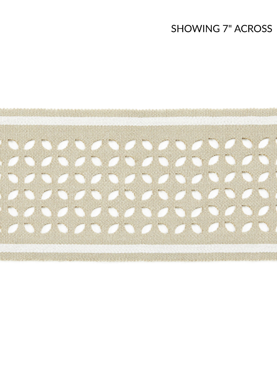 Cassis Laser Cut Tape - Linen - Scalamandre Trim