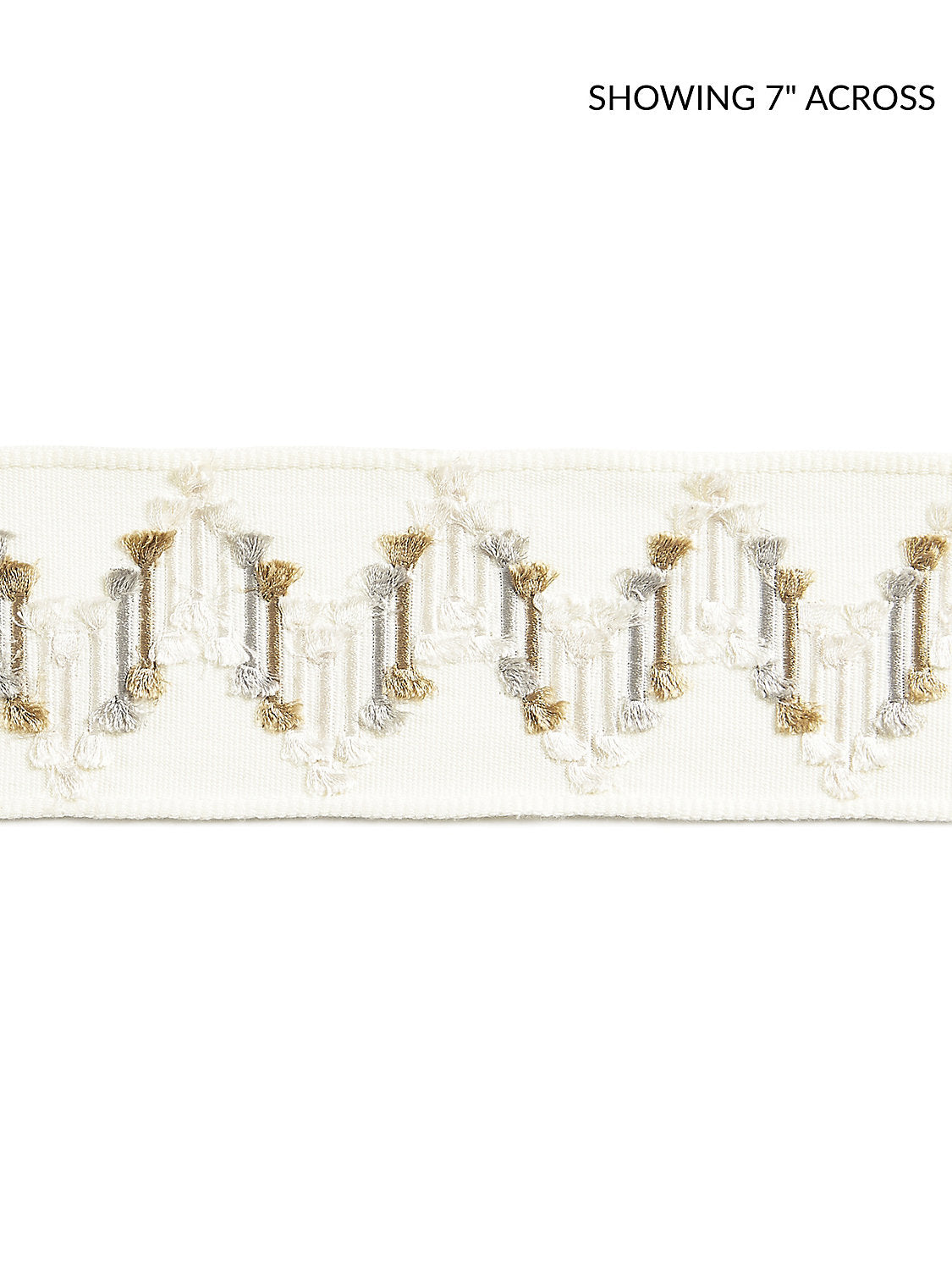 Sayuri Embroidered Tape - Fawn - Scalamandre Trim