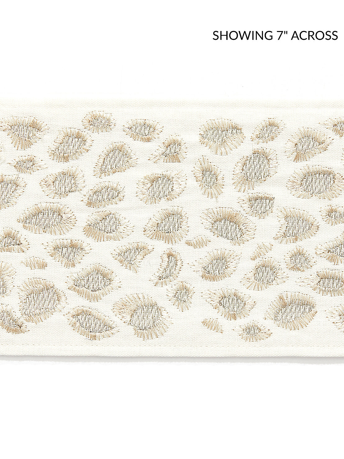 Catwalk Embroidered Tape - Pearl - Scalamandre Trim