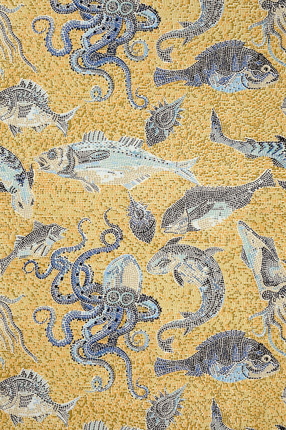Mikonos - Blue & Yellow