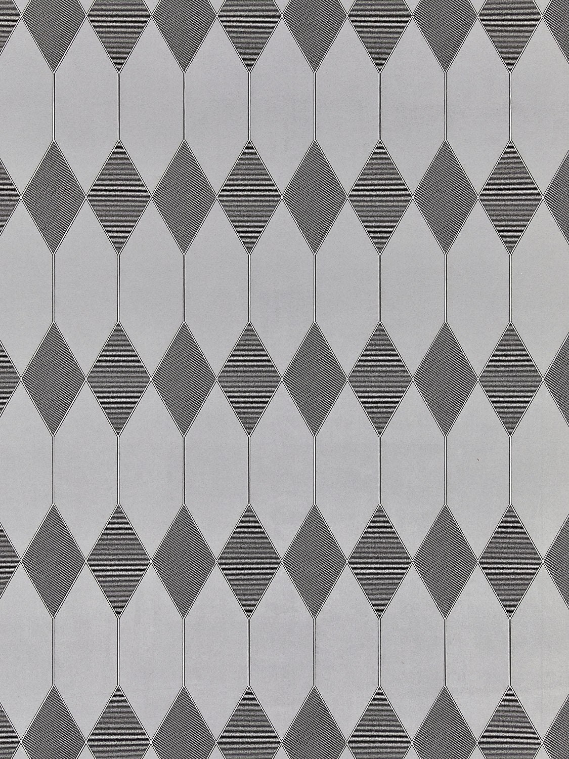 Cadence - Silver - Scalamandre Wallpaper