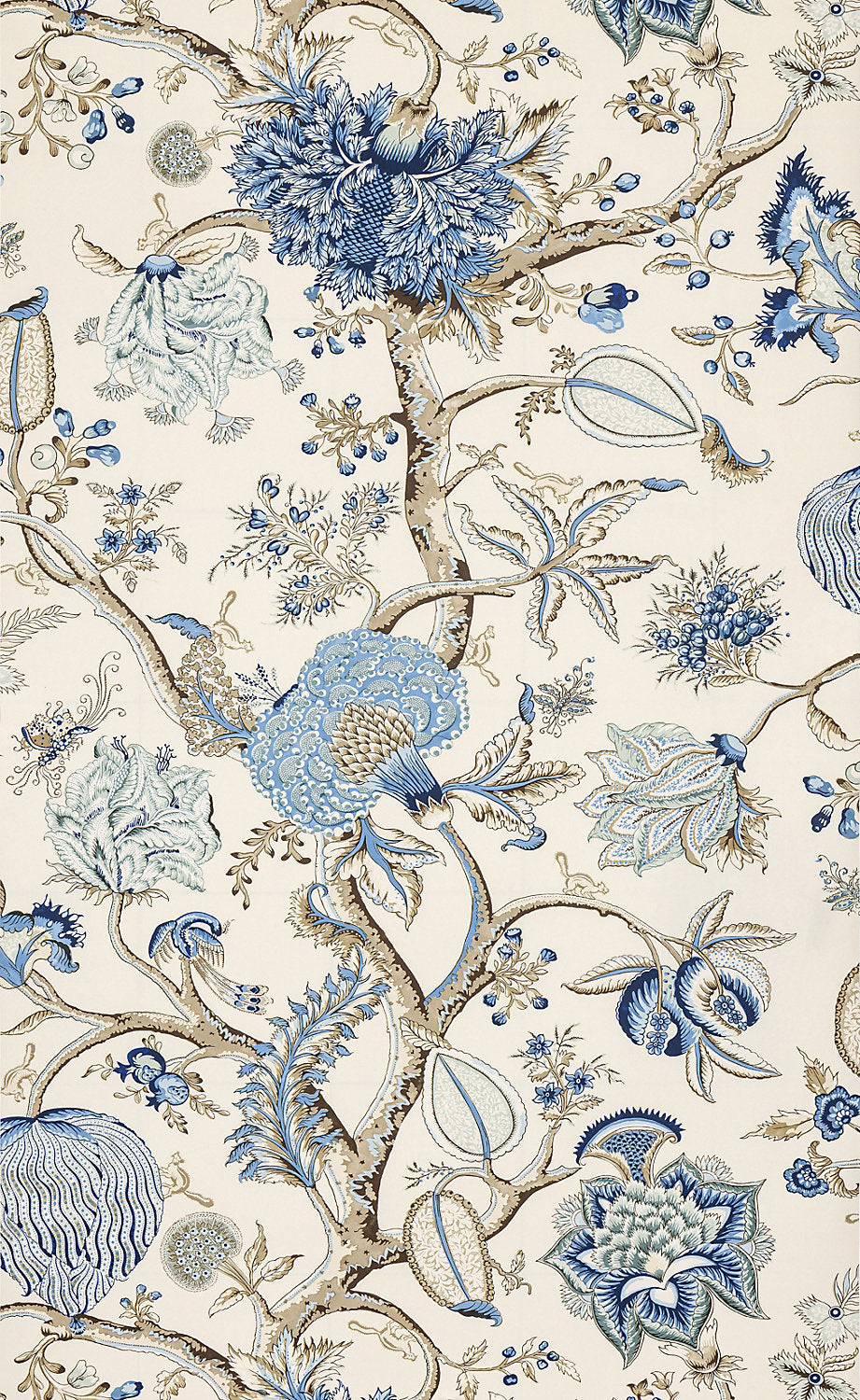 Pondicherry Wallcovering - Delft - Scalamandre Wallpaper