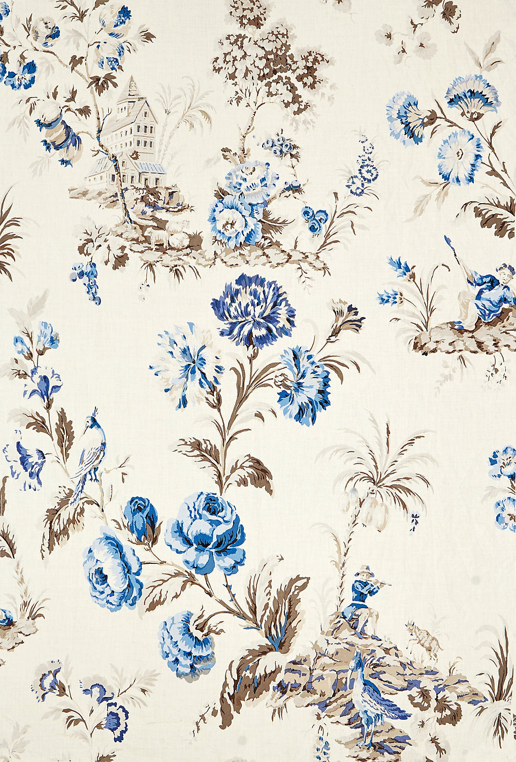 Somerset Linen Print - Porcelain