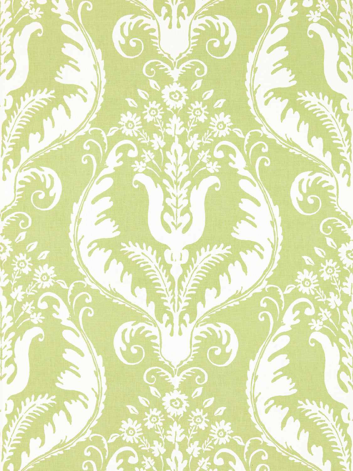 Primavera Linen Print - Celery - Scalamandre Fabric