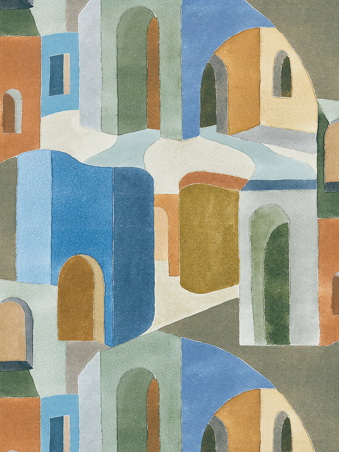 Riad Cotton Print - Earth - Scalamandre Fabric
