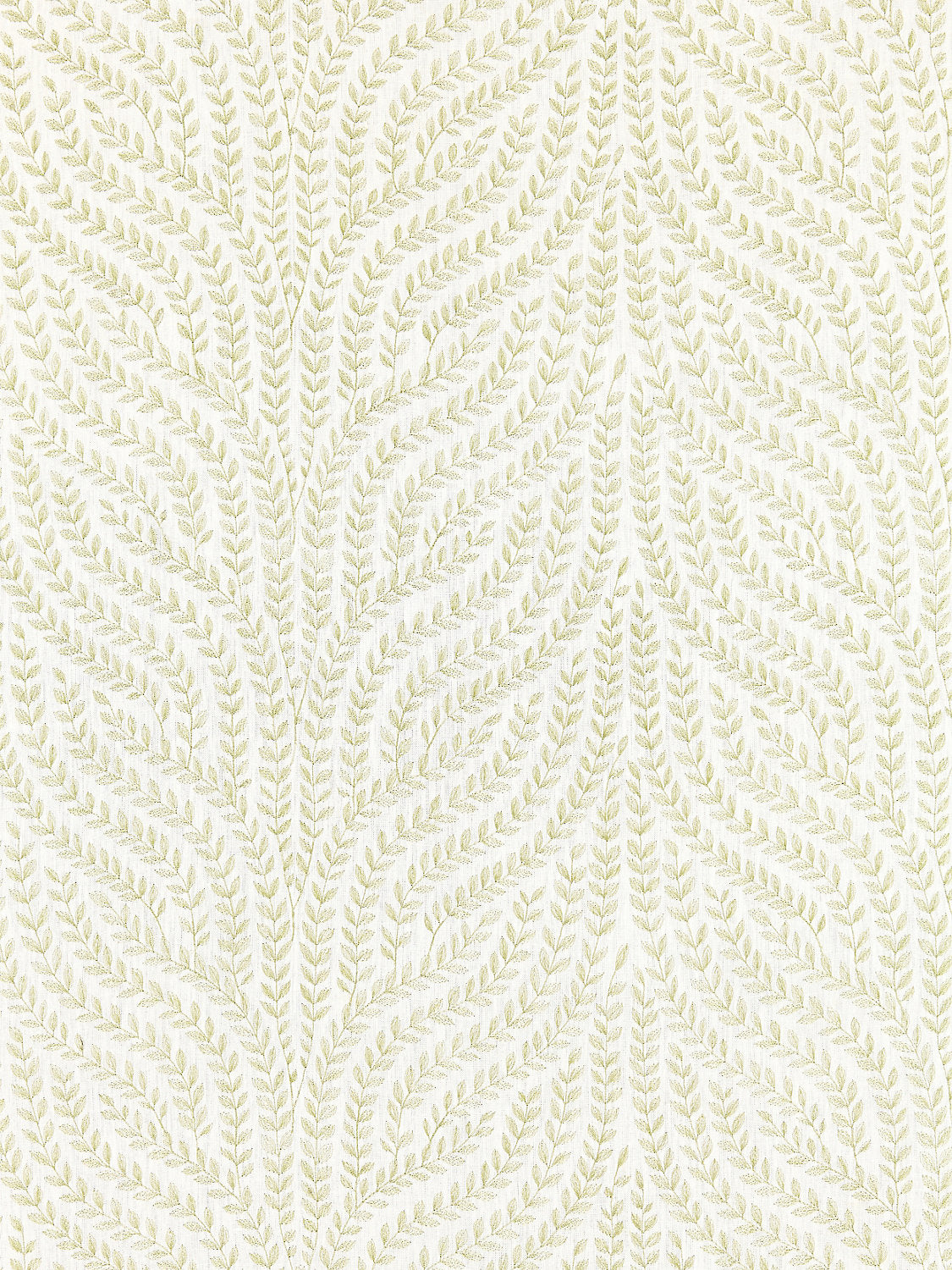 Willow Vine Embroidery - Celery