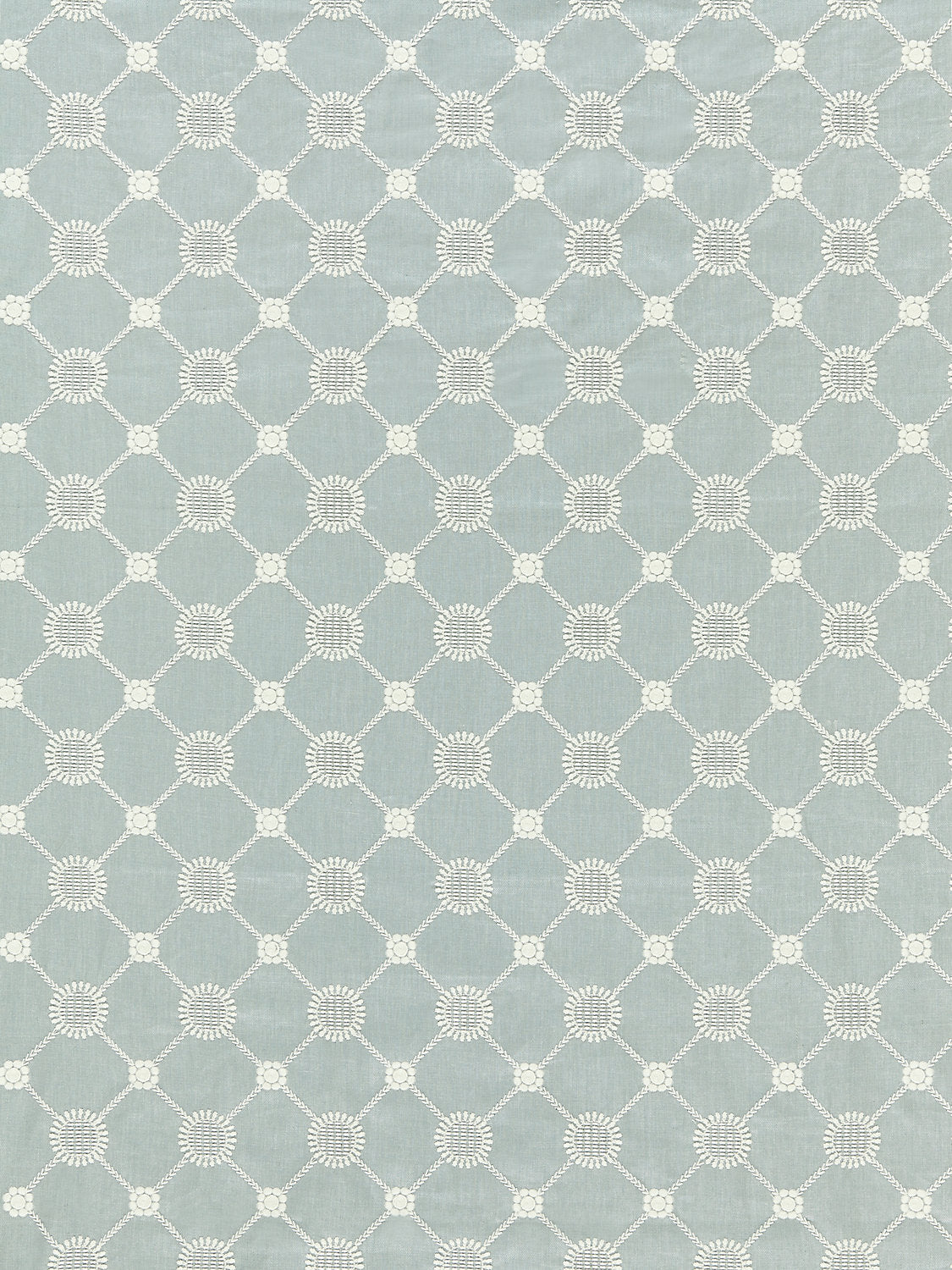 Gustavian Diamond - Skylight - Scalamandre Fabric